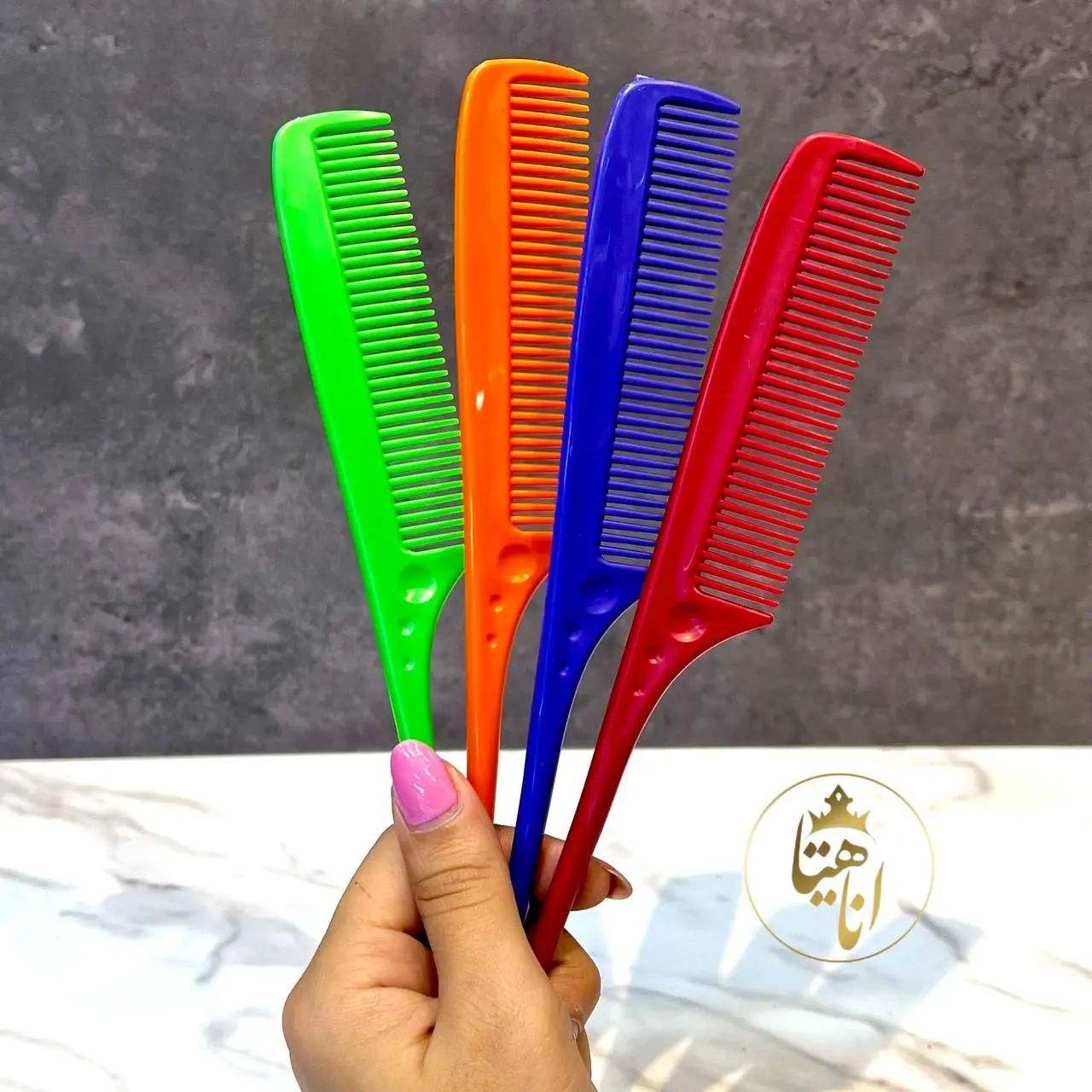 شانه دم باریک پلاستیکی
