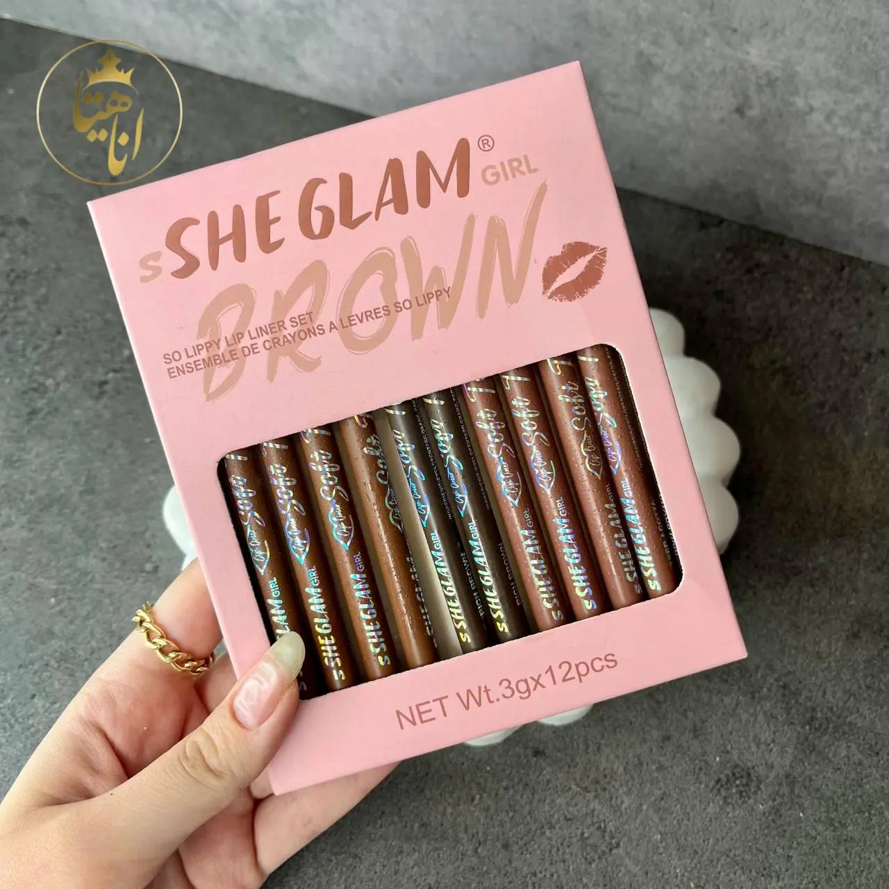 رژلب مدادی پیچی SHEGLAM